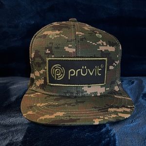 Pruvit digi camo snap back hat